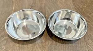 Set 2 ciotole leggere per cibo o acqua gatto/cane in acciaio inox 10 oz - Foto 1 di 8