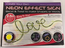 Create Your Own Neon Effect Sign - Light up Message Sign