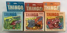 1986 THINGS Sir Ring A Lot, Flip O Potomus, Grabbit Games Milton Bradley New