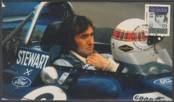 CANADA # 2993.5 - FORMULA 1 JACKIE STEWART POSTAGE STAMP on SUPERB ENVELOPE #5 - Image 1 of 1