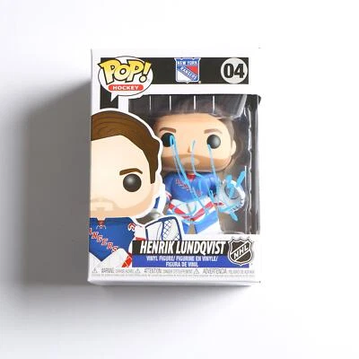 Henrik Lundqvist Signed Funko Pop #04 NY Rangers– Beckett COA - Image 1 of 4
