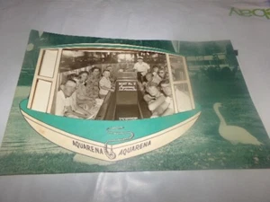 Vintage Photo Aquarena Springs Glass Bottom Boat Ride w People San Marcos Texas - Picture 1 of 7