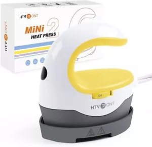 Mini hierros para máquina de prensa de calor para artesanías, prensa de calor portátil fácil para camisetas - Imagen 1 de 6