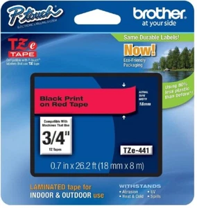Cinta etiqueta Brother TZ441 TZ-441 TZE441 P-Touch TZe-441 *Distribuidor autorizado* - Imagen 1 de 1