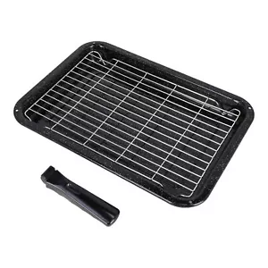 BOSCH Oven Cooker Enamel Grill Pan Rack Tivet And Handle - Picture 1 of 12