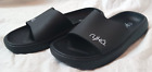Ryka Women Molded Recovery Comfort Slide Sandal Black Size 6