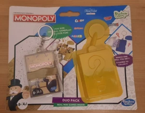 Brand New Hasbro Keychain Games Duo Pack inc MONOPOLY - Classic Fun on the Go! - Picture 1 of 3