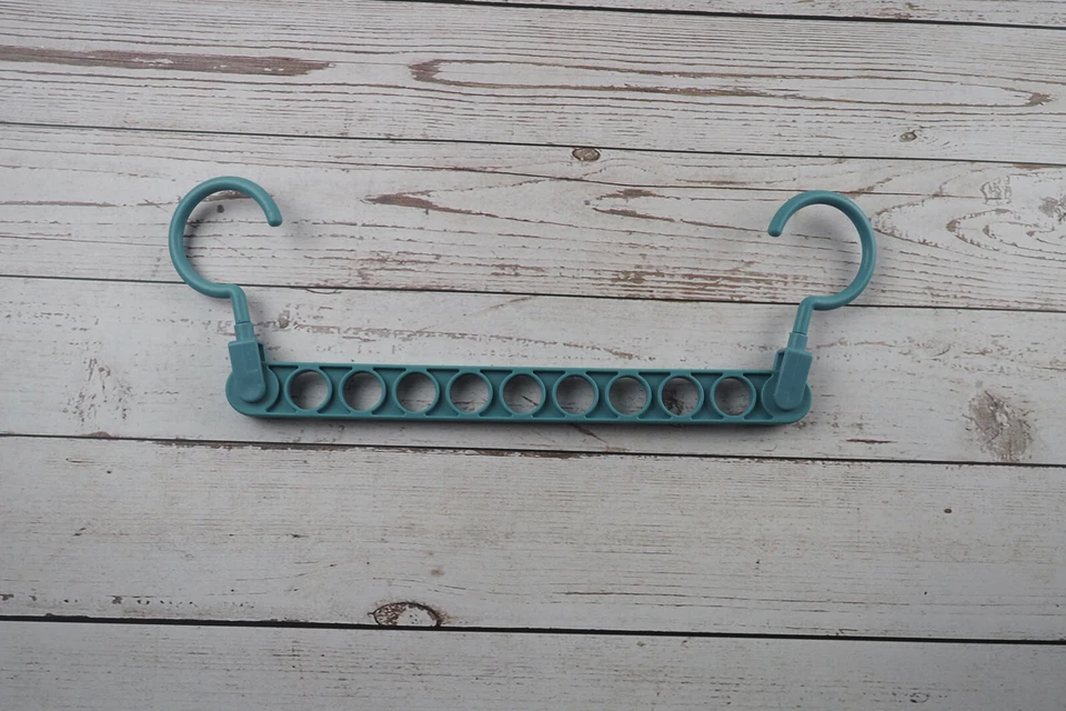 Cabide organizador de armário gancho para secagem de roupas mágicas economia de espaço 9 furos - Imagem 1 de 1