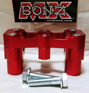 MX BONZ X-6 BAR MOUNT YAMAHA YZ250 2006-2020 YZ250X HANDLEBAR CLAMP 28mm 1-1/8" - Picture 1 of 1