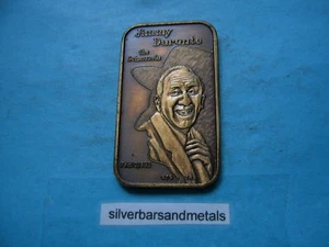 JIMMY DURANTE GREATHOUSE BRONZE BAR SHARP VERY RARE NICE - Picture 1 of 2