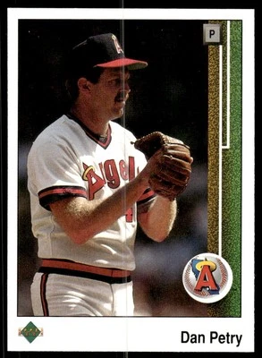 Dan Petry 1989 Upper Deck #552 California Angels - Image 1 of 2