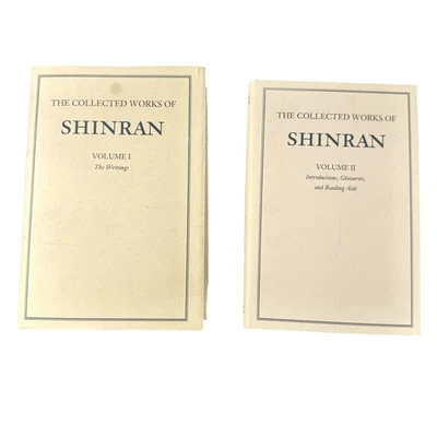 Collected Works of Shinran 2 Volumes Lot Hardcover Shin Buddhism Writings Foto 1 de 4