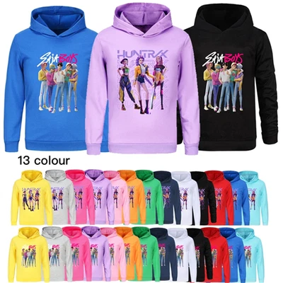 Kinder Mädchen Jungen Huntrx Teufel Jäger Saya Boy Hoodie Pullover KPOP Sweatshirt Top