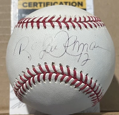 Roberto Alomar Signed Official Major League Baseball HOF Indians Blue Jays JSA - Image 1 of 4