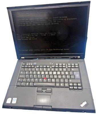 Lenovo ThinkPad T61*(6464)*Notebook*OHNE RAM & HDD*Für Ersatzteil DEFEKT#N51 - Bild 1 von 4