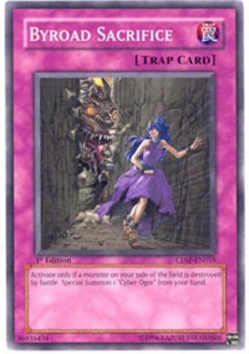 Byroad Sacrifice - CDIP-EN055 - Common - 1st Edition Near Mint Cyberdark Impact - Image 1 of 1