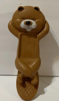 Jabonera flotante vintage Avon Barney Beaver Foto 1 de 4