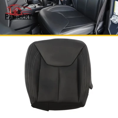 Cubierta de asiento de cuero inferior del conductor negra para Jeep Wrangler 2014 2015 2016 2017 Foto 1 de 4