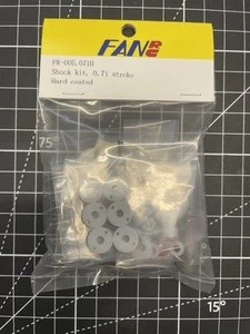 Fan RC RC 10 Front Shock Kit .71 Stroke Hard Anodized Top Load Shocks - Picture 1 of 2