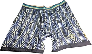 Boxer uomo Umbro alte prestazioni antracite/blu metallizzato/UM5084BB-S-NUOVO CON ETICHETTE - Foto 1 di 3
