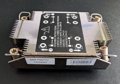 Supermicro CPU Heatsink SuperServers 1U LGA 4189 SNK-P0077V NEU & OVP - Bild 1 von 4