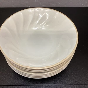VINTAGE Sculptura Heartside Stoneware/Japan salad bowl 6 1/2 by 2” Lot Of 7 - Picture 1 of 4