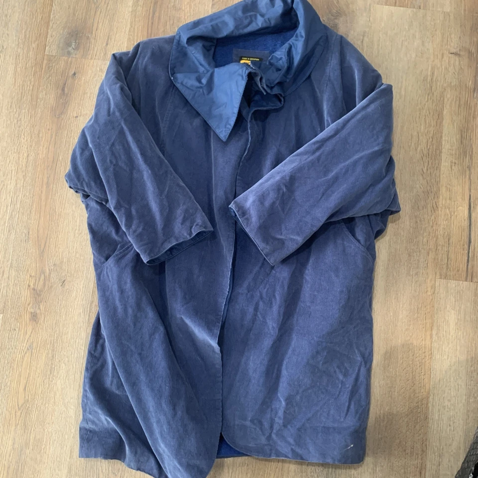 🚨ВИНТАЖНЫЙ London туман женщин Тренч - синий размер L  - Изображение 1 из 4