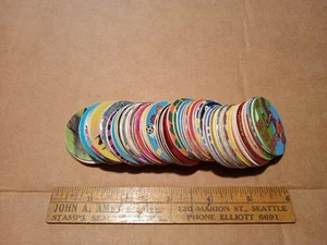 Lot of 54 Different Vintage 1990s Pogs Slammers Holo Prism - Picture 1 of 12