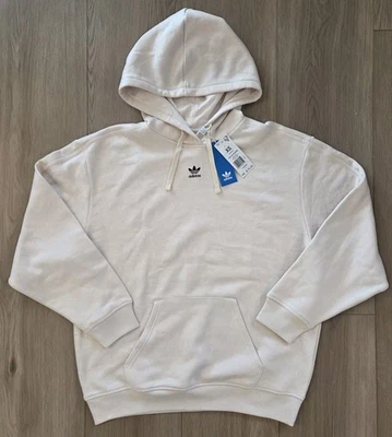 Sudadera con capucha Adidas de gran tamaño polar para mujer XS crema/blanco roto suéter sudadera nueva con etiquetas Foto 1 de 4