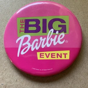 Mattel The Big Barbie Event 2000 rosa promoción vintage - Imagen 1 de 2