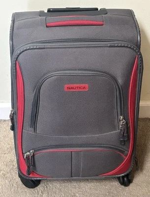 Equipaje de viaje Nautica ruedas rodantes rojo y gris, 4w Foto 1 de 4