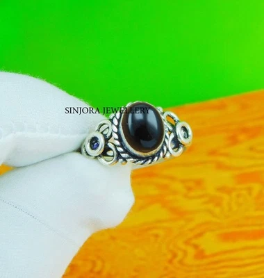 Anello regalo fatto a mano in argento sterling 925 con pietra preziosa... - Immagine 1 di 4