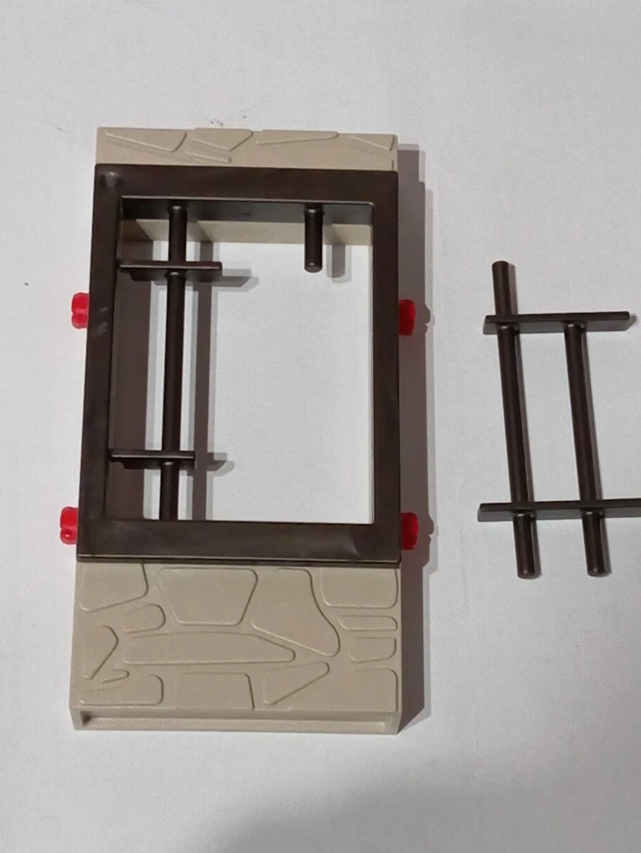 PLAYMOBIL MUR FENÊTRE GRILLES PRISON PRISON PIRATES PIRATES 3288 3112 3285 3938 - Photo 1/1