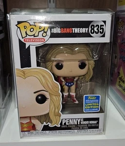 Funko Pop! Vinyl: Big Bang Theory - Penny as Wonder Woman  (SDCC) Exclusive#835 - Picture 1 of 2