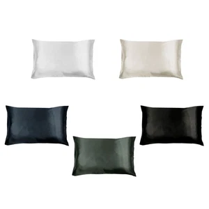 5 Colors - *~ SATIN ~* Standard Pillowcase 48 x 73cm NEW - Picture 1 of 12