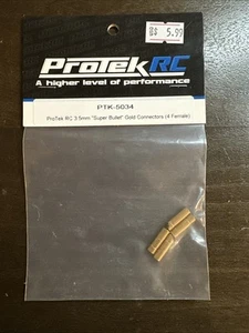 Conectores ProTek RC 3,5 mm "Super Bullet" dorados (4 hembra) (PTK-5034) - Imagen 1 de 2