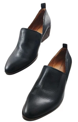 Lucky Brand Western Shoe Boots Sz 6.5 Minimalist Dressy Block Heel Ankle Booties - Image 1 of 4