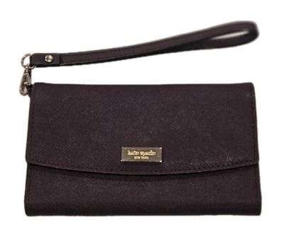 ¡NUEVO! KATE SPADE Cartera Caoba IPhone Muñequera "LAUREL WAY" 6"L Foto 1 de 4