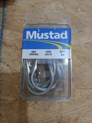 *NEW* Mustad 7699D # 10/0 Sea Master - Image 1 of 2