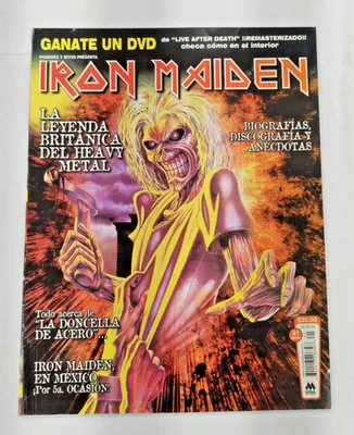 HOMBRES Y MITOS, MAXICAN MAGAZINE, No.41 SEPTEMBER 2008, IRON MAIDEN ON COVER - Image 1 of 4