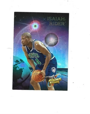 Stadium Club Rising Stars #8 Isaiah Rider Timberwolves 1994-95 Foto 1 de 2