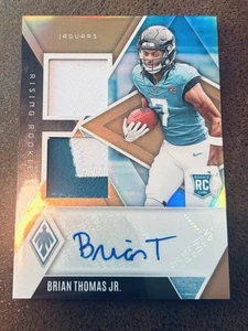 BRIAN THOMAS JR. 2024 Panini Phoenix Dual Patch (Sick) Auto /33 RC - Picture 1 of 2