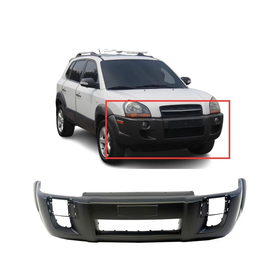 Cubierta de parachoques para Hyundai Tucson GL GLS LX 2005-2009 niebla/agujeros laterales delanteros Foto 1 de 4