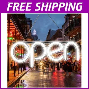 Attractive Open Sign for Office, Restaurant - White - Picture 1 of 11