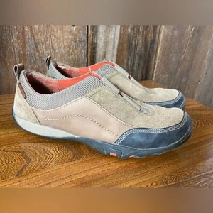 Merrell kangaroo women’s size 9.5 tan leather slip on shoes - Picture 1 of 9
