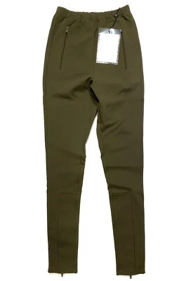 ARMARIO NYC Mujer Cremallera Frontal Leggings Verde Militar (Precio de venta sugerido por el fabricante 450 USD) Foto 1 de 4