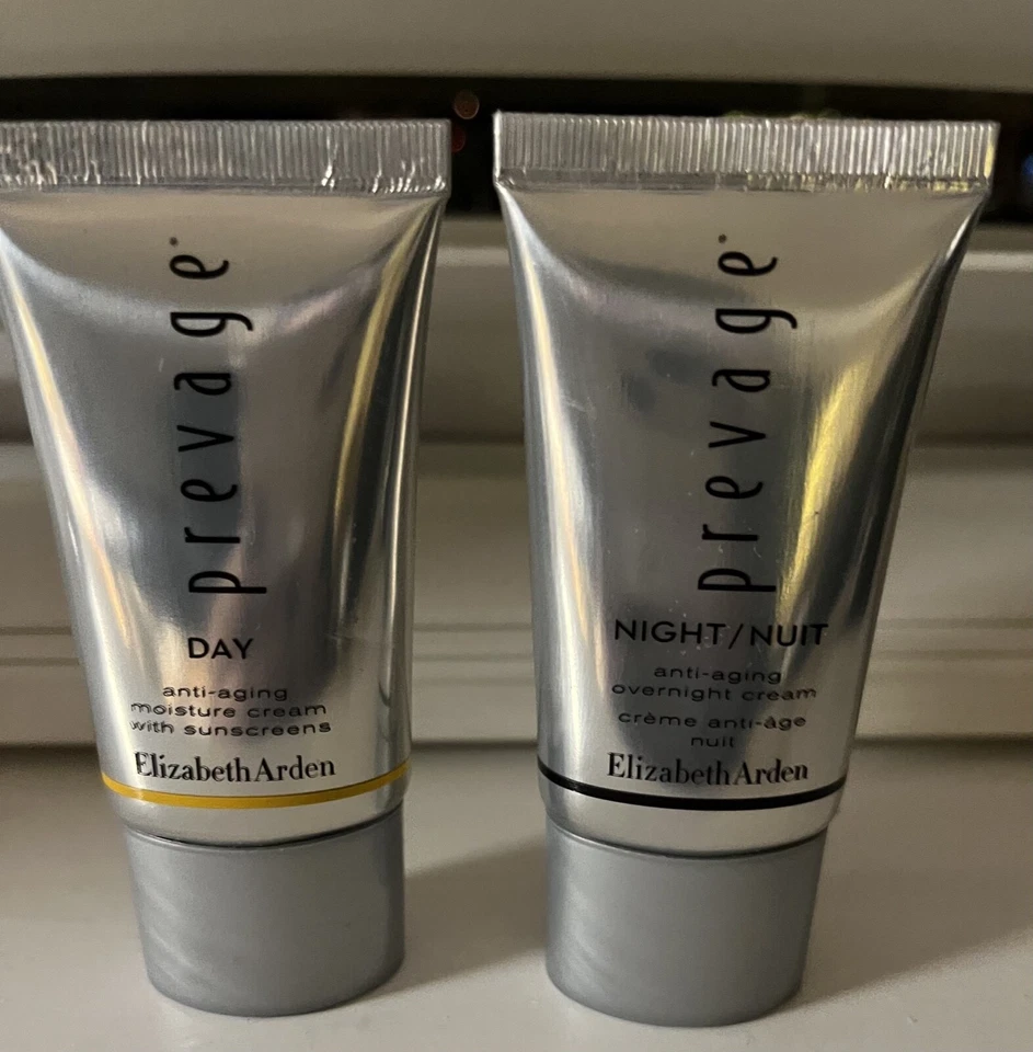 ELIZABETH ARDEN Prevage Anti Aging Moisture Day & Overnight Night Cream 2 x 15ml