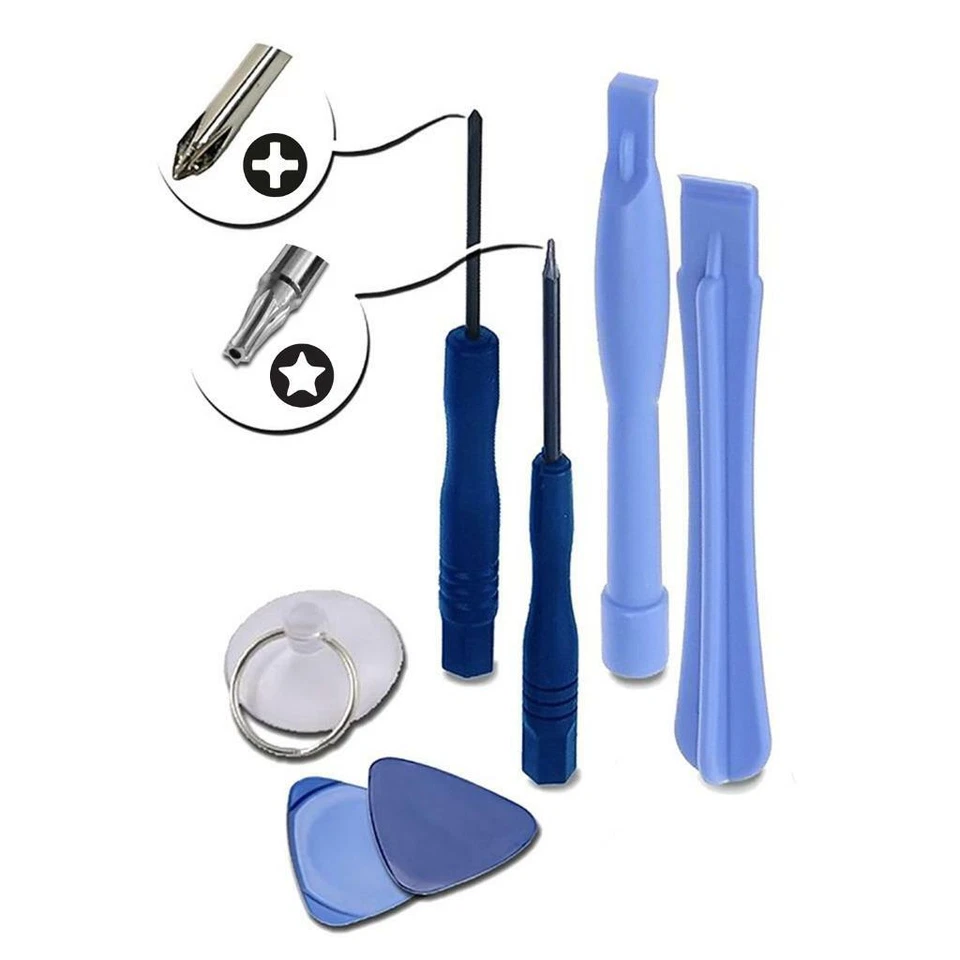 7 Piece Repair Tool Kit for iPhone 4 5 6 6S 7+ iPad iPhone Samsung HTC Cellphone - Image 1 of 1