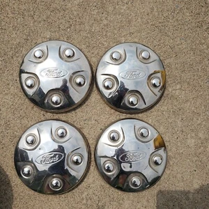 *** Set 4 Ford Crown Vic Taurus Explorer Wheel Center Caps Police P71 2011 2024 - Picture 1 of 10