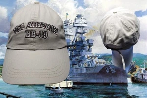 USS Arizona BB-39 Hat cap Veteran Dad Battleship - Picture 1 of 5